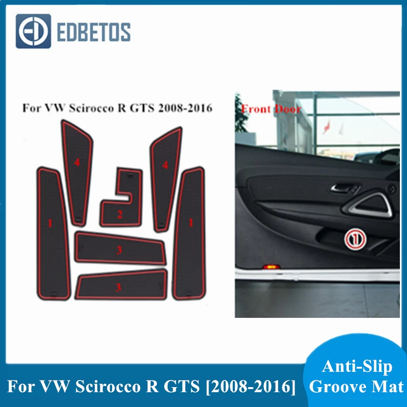 Салонные подложки для VW Scirocco R GTS аксессуары Volkswagen 2008 2009 2010 2011 2012 2013 2014 2015 2016