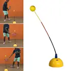 Тренировочное оборудование для домашнего тенниса, тренировочный инструмент для тренировок по отскоку, профессиональный тренажер для раскачивания мячей, поворотная сетчатая линия мячей