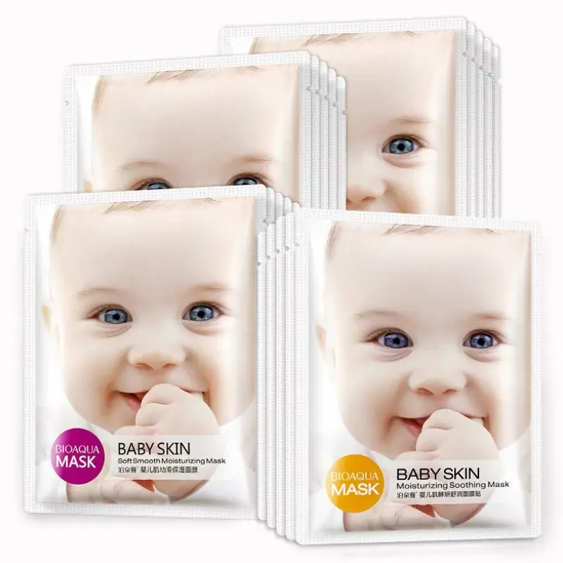 Маска для лица BIOAQUA Baby плавное увлажнение отбеливающая маска контроля жирности