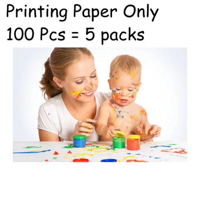 Paper 100 pcs only AR принтер 300 точек/дюйм huawei Zink портативный фотопринтер Honor Карманный принтер Bluetooth 4,1 Поддержка DIY поделиться 500 мАч - Цвет: Paper 100 pcs only