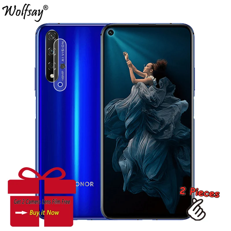 Cubierta completa de vidrio templado para Huawei Nova 5T, Protector de pantalla de vidrio de seguridad con pegamento completo para Huawei Nova 5T, vidrio para Huawei Nova 5T-1