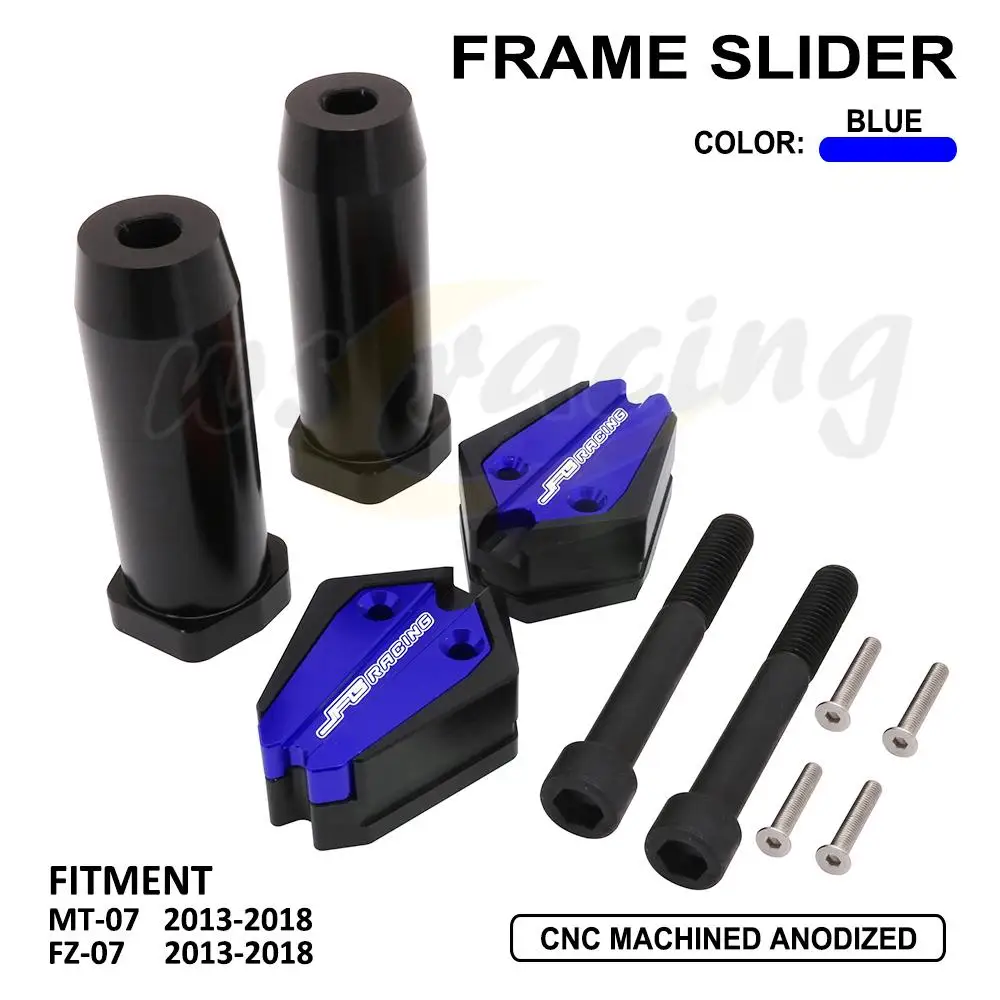 Алюминиевая рамка для мотоцикла CNC ползунок защитная накладка YAMAHA MT-07 FZ07 2013 2014 2015