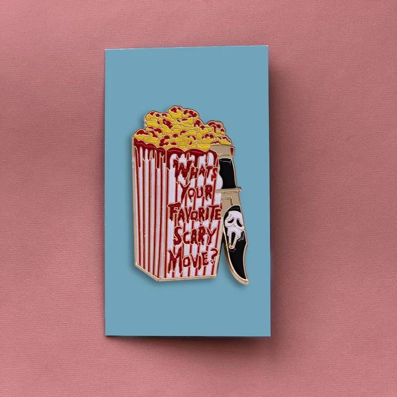 Какой у вас любимый страшный призрак крик убийца вызов эмалированная булавка