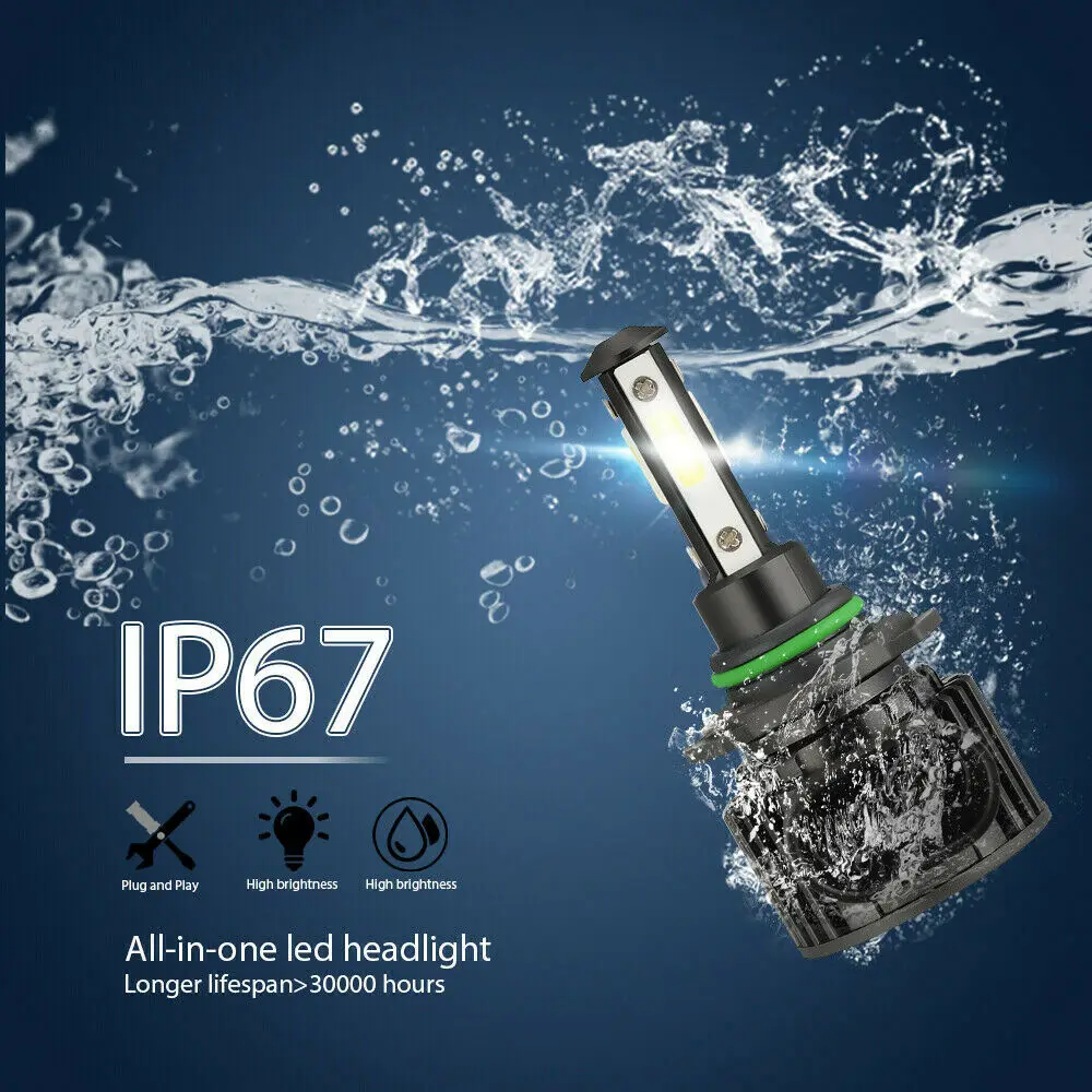 PANDUK 14000LM 4 стороны H7 светодиодный головной светильник H1 Turbo H4 9005 HB3 9006 HB4 H8 H11 лампы