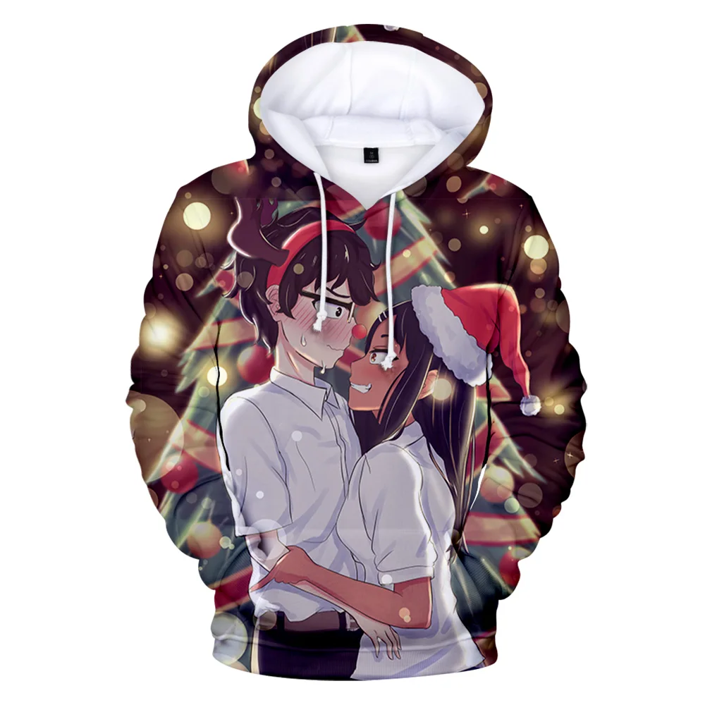 

Модные осенние толстовки Nagatoro с 3D принтом Winer, спортивная одежда, кавайные женские/мужские толстовки с капюшоном