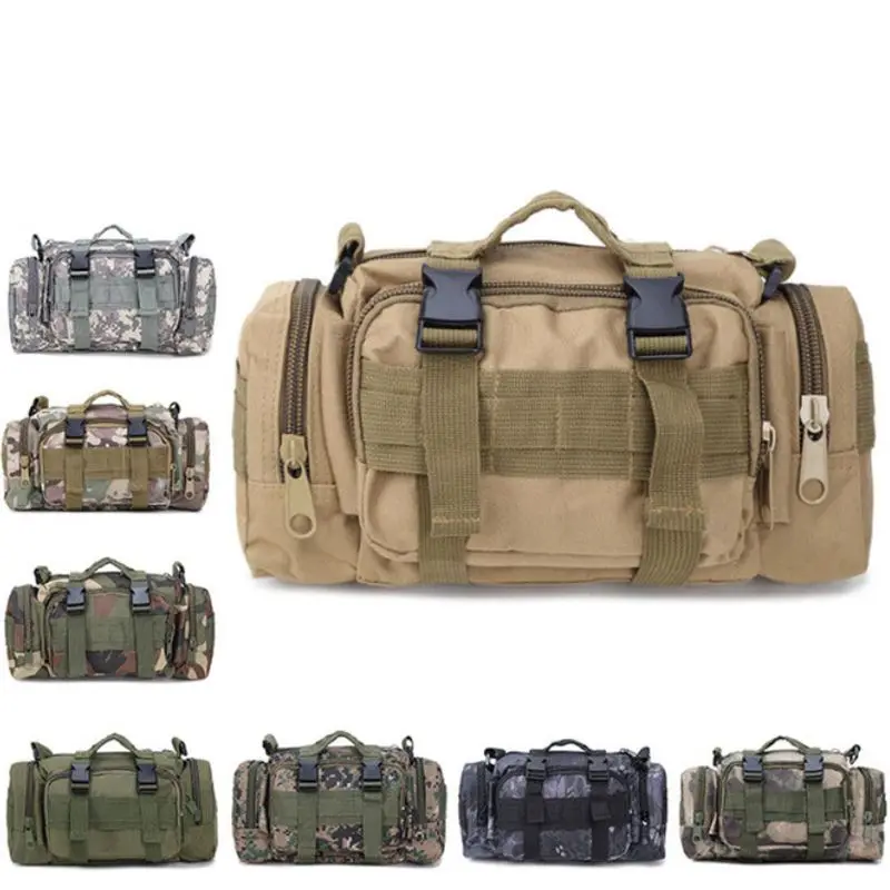 

Outdoor Tactical Backpack Pack Waist Bag Mochilas Molle Camping Hiking Pouch 3P Chest Bag