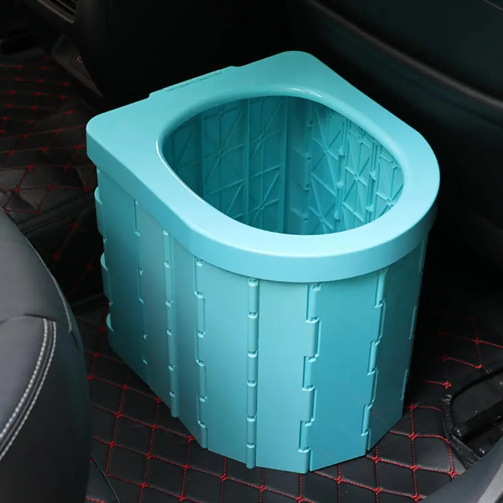 

Useful Portable Travel Toilet Inter-locking Folding Toilet Innoxious Versatile Multipurpose Travel Folding Toilet
