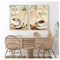 coffee poster coffee shop kitchen decoration home restaurant bar wall canvas painting print wall art picture for living room