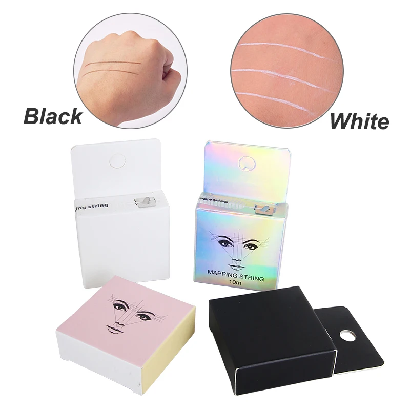 1/2 шт. микроблейдинг картонная струна предварительно обработанный маркер для