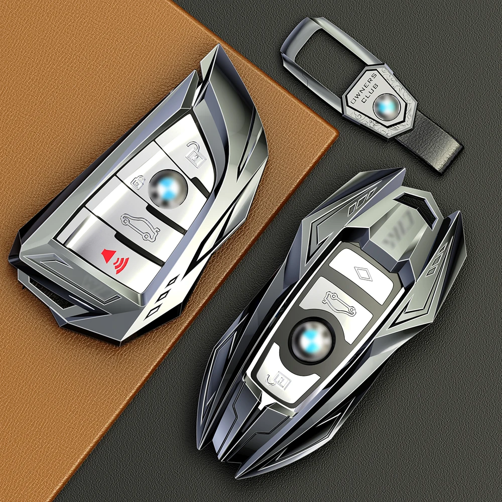 

Zinc Alloy Car Remote Key Cover Case Key Shell For BMW F07 F20 F21 F31 F25 F01 F02 G20 F11 I3 M3 M4 G30 Car Styling Accessories