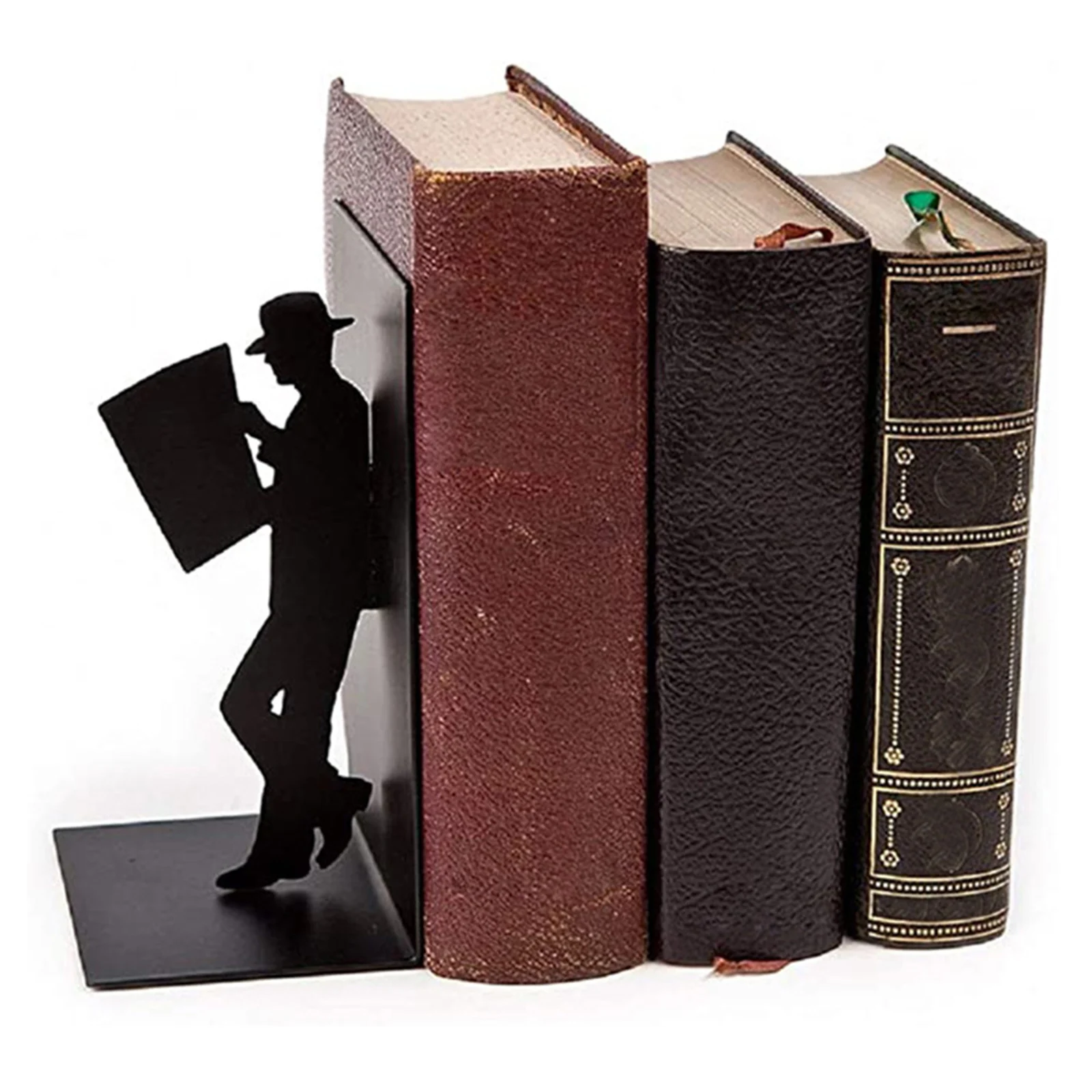 

Decorative Bookends For Shelves Decorative Metal Bookend Non Skid Book End Book Stopper For Home/office Decor K9store