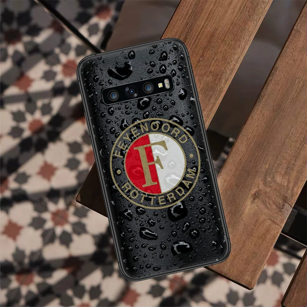 

Soccer Feyenoords Phone Case For Samsung Galaxy S 7 21 Note 8 9 10 20 E FE Plus Ultra black Back Luxury Cell Pretty Waterproof