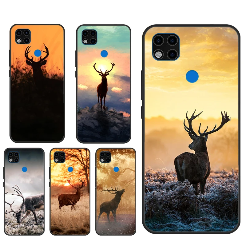 Deer Hunting Camo Phone Case For Xiaomi Redmi Note 9 8 10 11 Pro 10S 9S 11S Cover For Redmi 10 9 9A 9C 9T 
