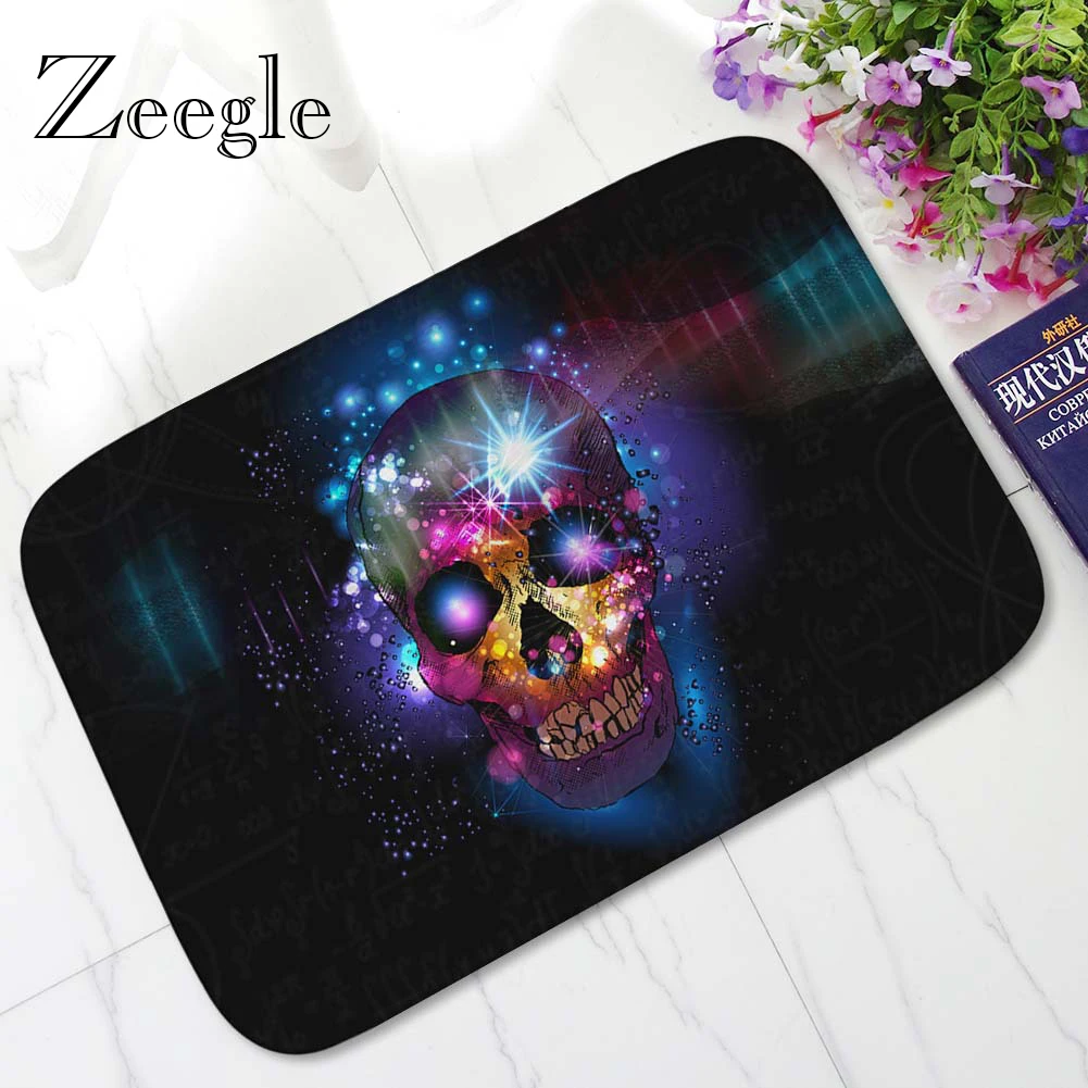 Забавный фланелевый напольный коврик Zeegle прямоугольные Придверные коврики для