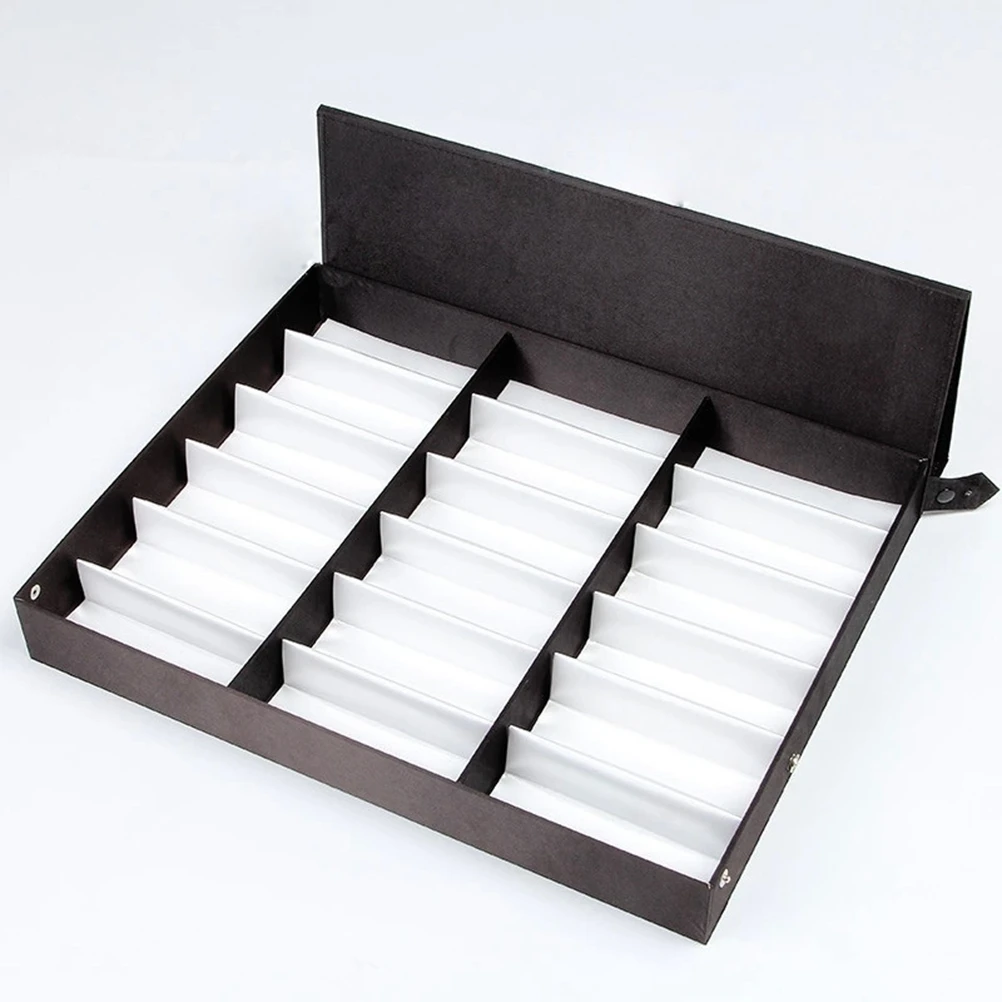 18 ячеек органайзер для солнцезащитных очков складные ящики хранения витрины