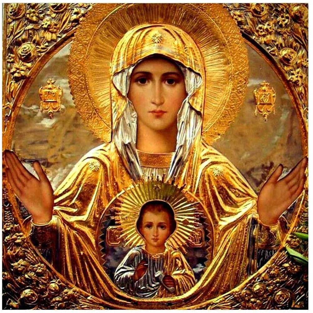 

Region Orthodox Icon DIY 5D Full Diamond Mosaic Diamond Embroidery Diamond Painting Complete Kit Home Decor Decor
