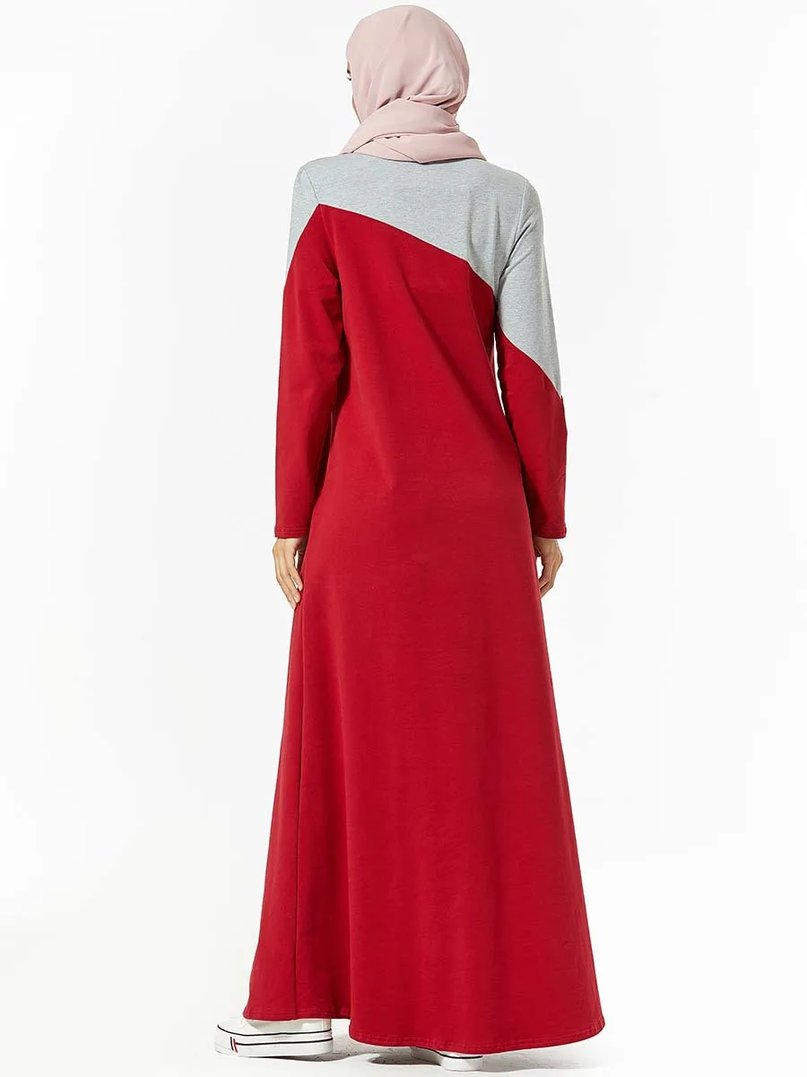 Весенне осенняя хлопковая Абая длинная спортивная одежда арабское длинное