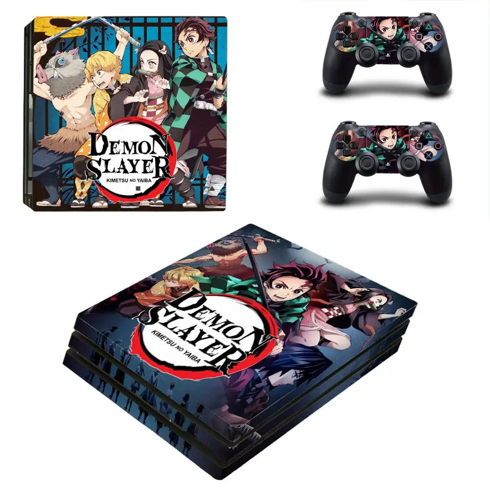 PS4 Pro наклейка s Demon Slayer: Kimetsu no Yaiba PS 4 Виниловая для консоли и контроллера playstation |