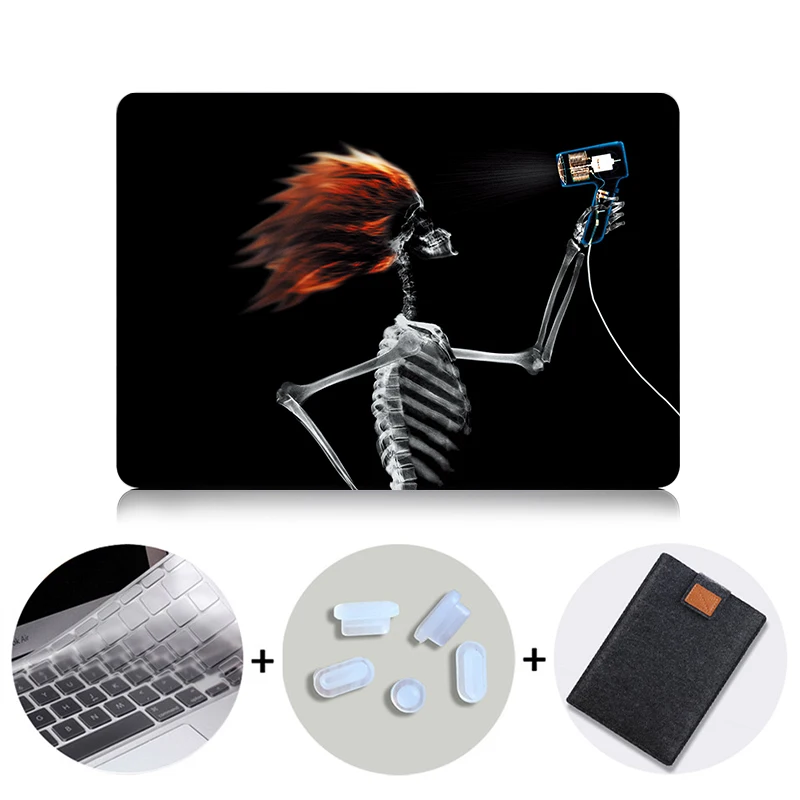 Жесткий чехол MTT с черным каркасом для Apple Macbook Pro 13 15 retina для Mac Book Air 11 12 13 защитный чехол для ноутбука - Цвет: MB05