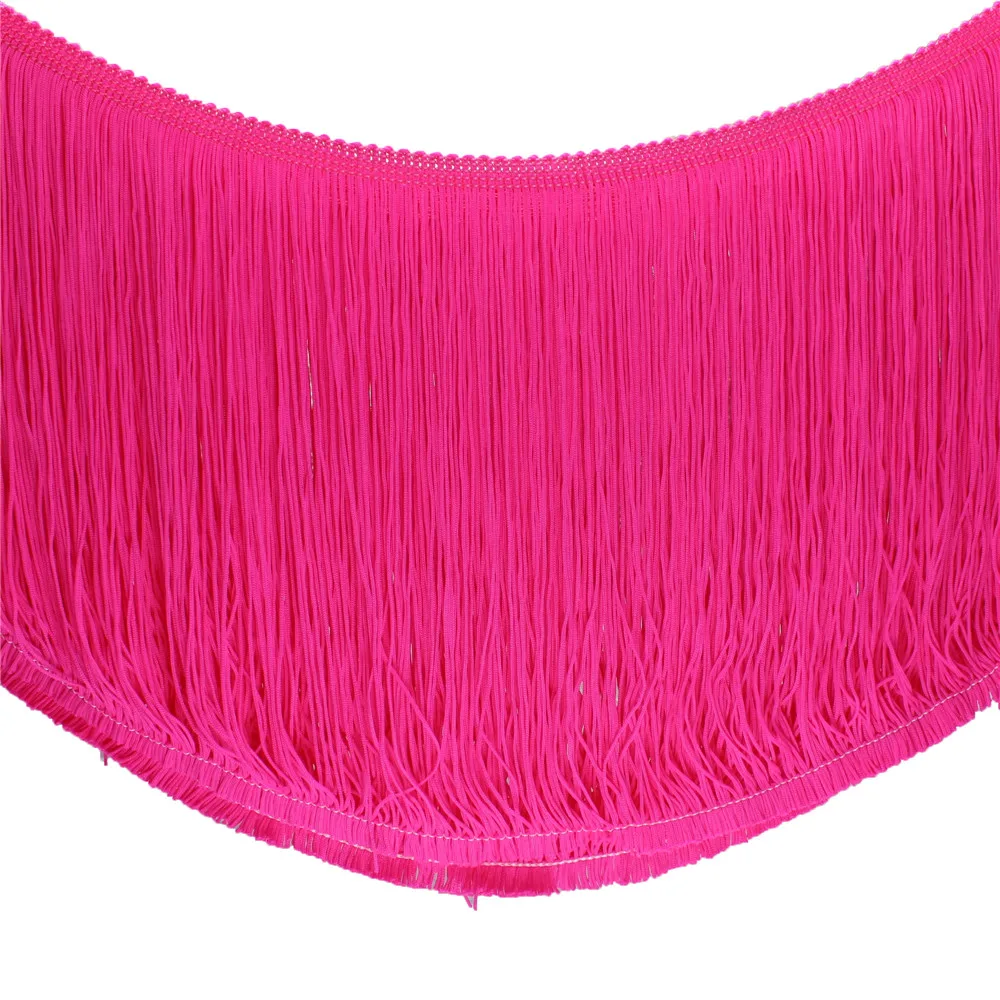 3 ярдов/партия латиноамериканских танцев с бахромой со шнуровкой и кисточками