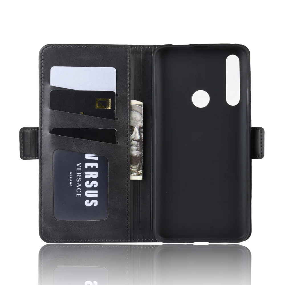 Чехол для телефона huawei P Smart Z Флип PU кожаный чехол силиконовый Y9 Prime 2019 чехлы