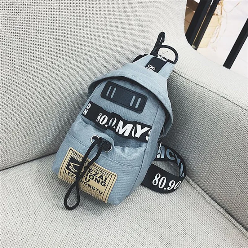 Нейлоновая нагрудная Сумка слинг через плечо для мужчин и женщин повседневные