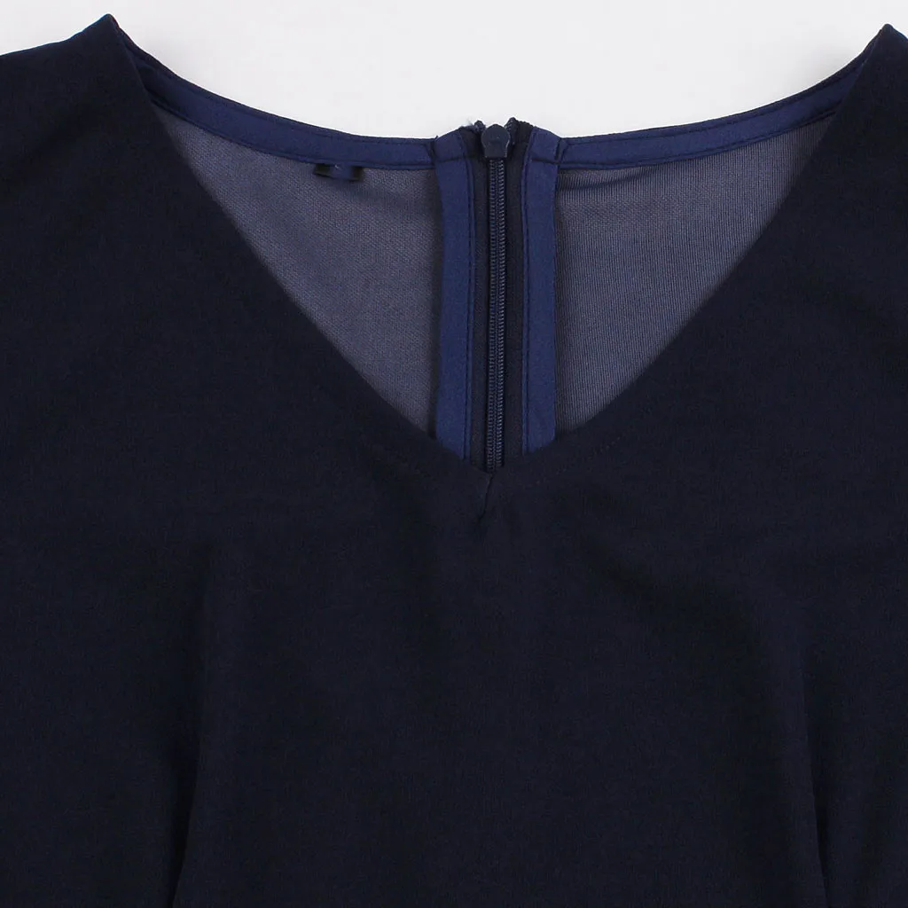 Женское богемное платье с v-образным вырезом винтажное длинным рукавом размера