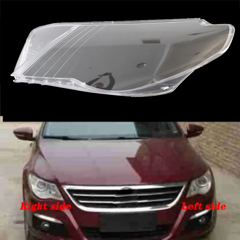 Для VW Passat CC 2009 2010 2011 2012 прозрачный оргстекло абажур фары корпус фары крышка абажур