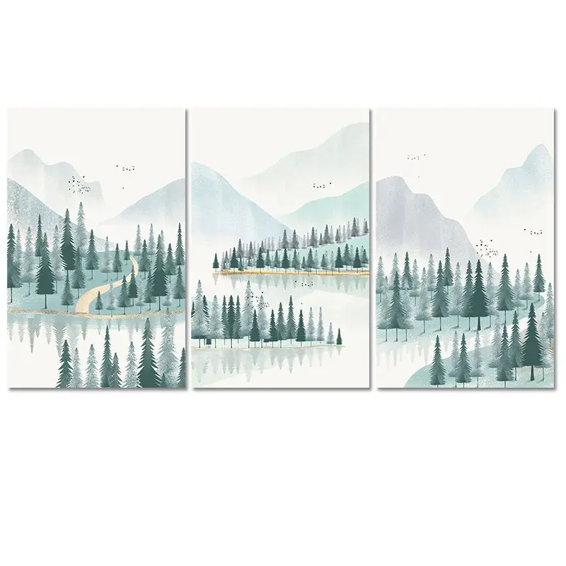 

GATYZTORY Frame DIY Green Tree Painting By Numbers Scenery Picture Canvas By Numbers Modern Abstract Handpainted Oil Painting Fo