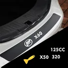 1 шт. Стайлинг автомобиля углеродное волокно Автомобильный багажник наклейка на задний бампер для lifan x60 эмблема наклейка s Аксессуары