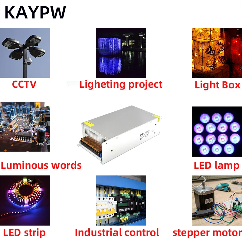Оссветильник ительный трансформатор внешний адаптер питания для 12 В постоянного
