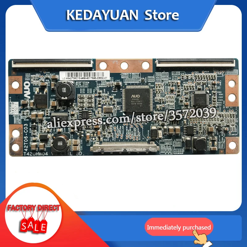 Бесплатная доставка для логической платы T420HW04 V0 42T06 C03|Органайзеры кабеля| |