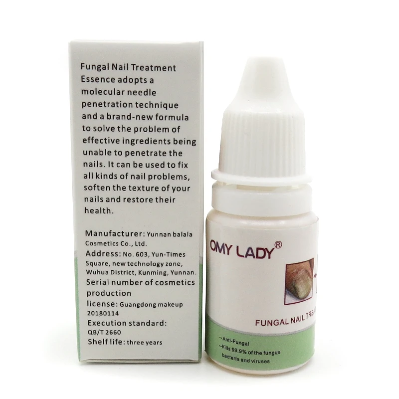 Лечение ногтей от грибков OMY LADY уход за ногами эссенция для отбеливания на ногах