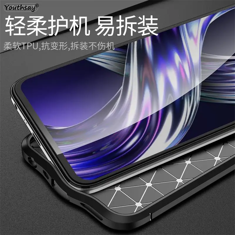 For Realme 8i Cover Case For Realme 8i 7i Cover Fundas Shell Shockproof TPU Soft Leather Phone Coque For Realme 8i