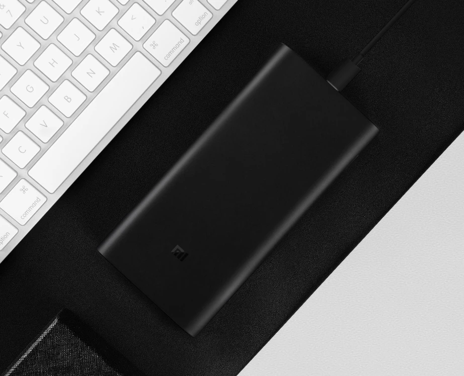 Xiaomi Mi 20000 мАч Внешний аккумулятор 3 Pro зарядное устройство USB C 45 Вт для iPhone samsung
