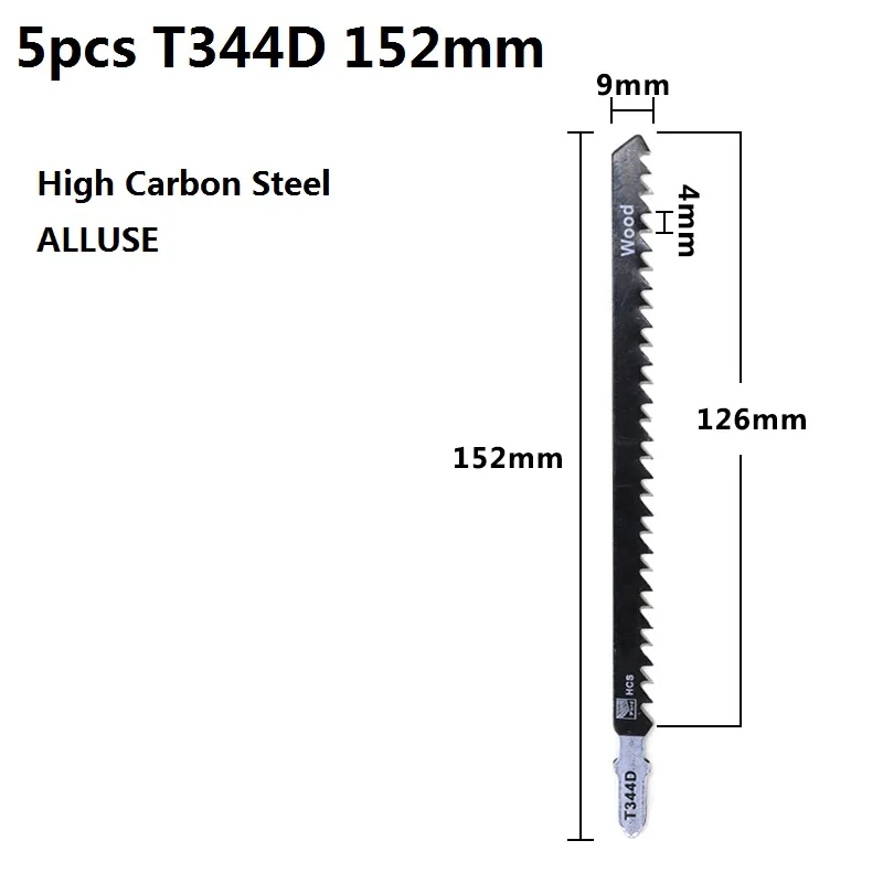 XCAN 5 шт. T111C T118A T127D T144D T244D T318A T344D лобзик из высокоуглеродистой стали для дерева/резки металла т хвостовик пилы