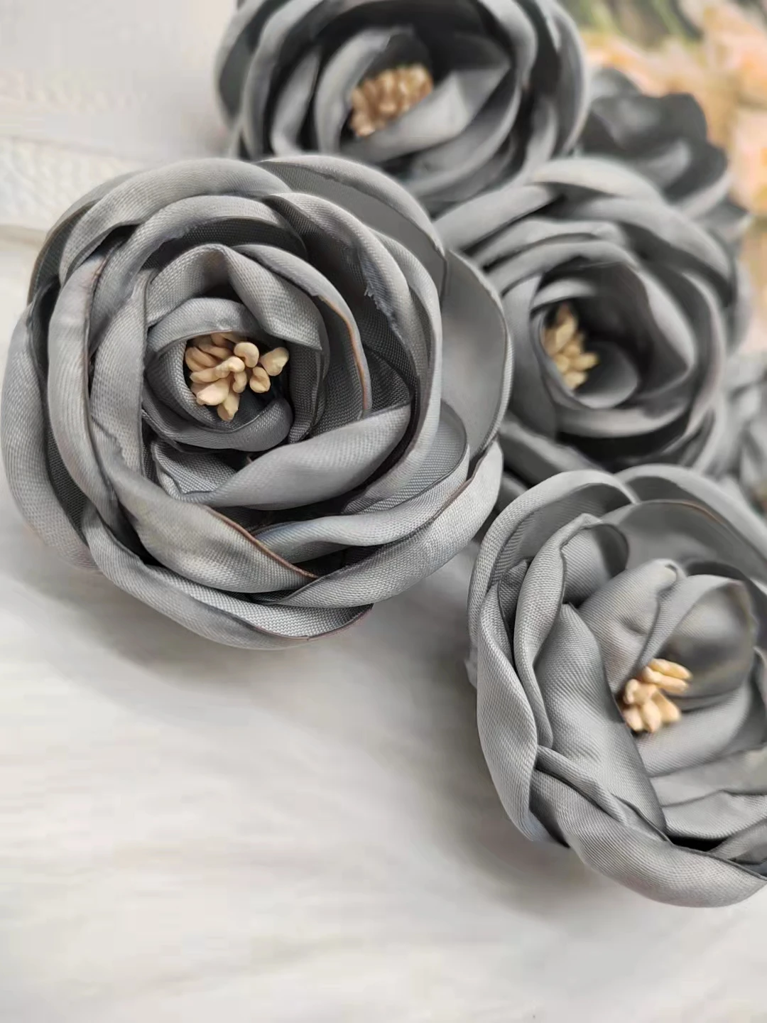 6 шт. искусственные цветы 3D для украшения дома