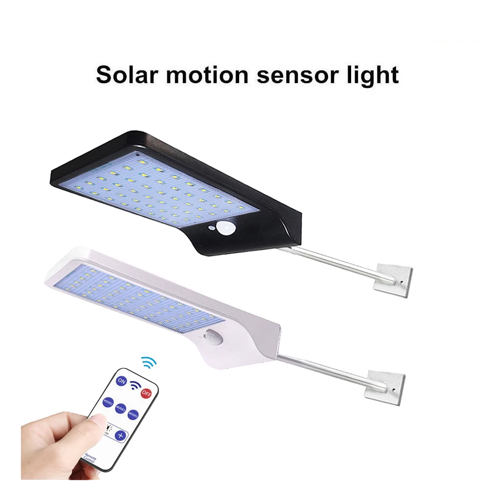 Дистанционный 48/36 светодиодный солнечный светильник с датчиком движения PIR