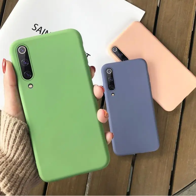 Жидкий силиконовый чехол для Xiaomi Mi 9 9SE CC9 Note 10 Pro мягкий телефона 8 A3 lite CC9e 9Pro A1 6X 5X |
