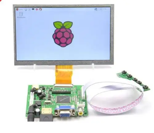9 inch 7 дюймов 8 дюймов 9 дюймов TFT ЖК-дисплей модуль экран монитор с HDMI+ VGA+ 2AV драйвер платы для Raspberry Pi - Цвет: 9 inch