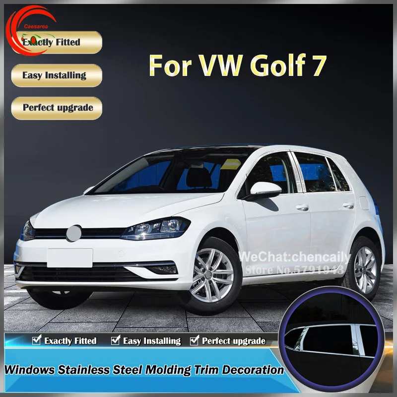 

Молдинговая Накладка на порог автомобильной двери из нержавеющей стали для VW Golf 6 2010-2012 Golf 7 2013-2020 Golf 8 2021, украшение автомобиля