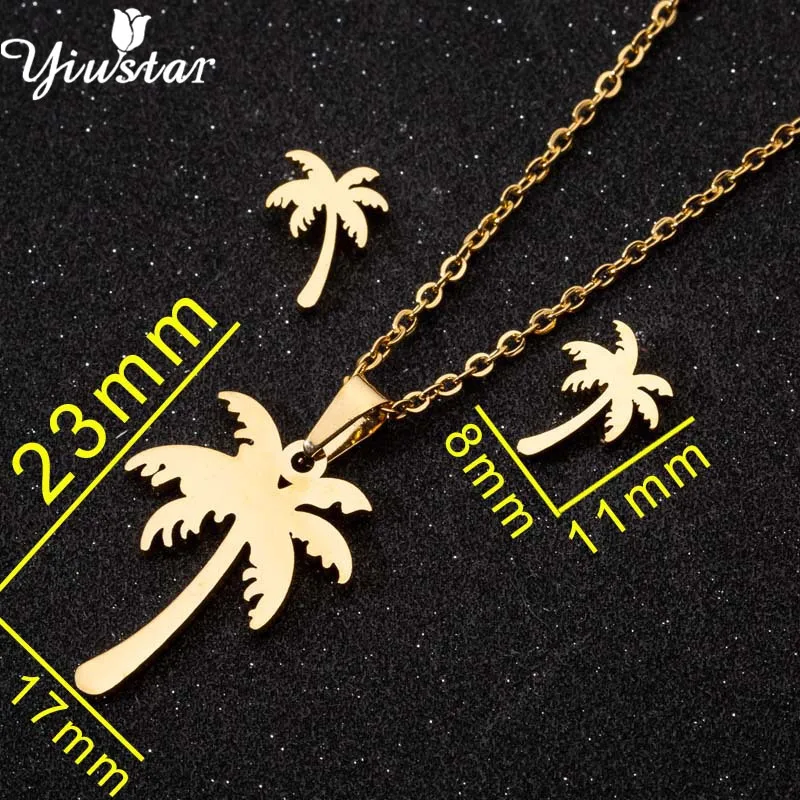 Ожерелье Yiustar в стиле бохо с кулоном из кокосовой пальмы гавайская бижутерия для