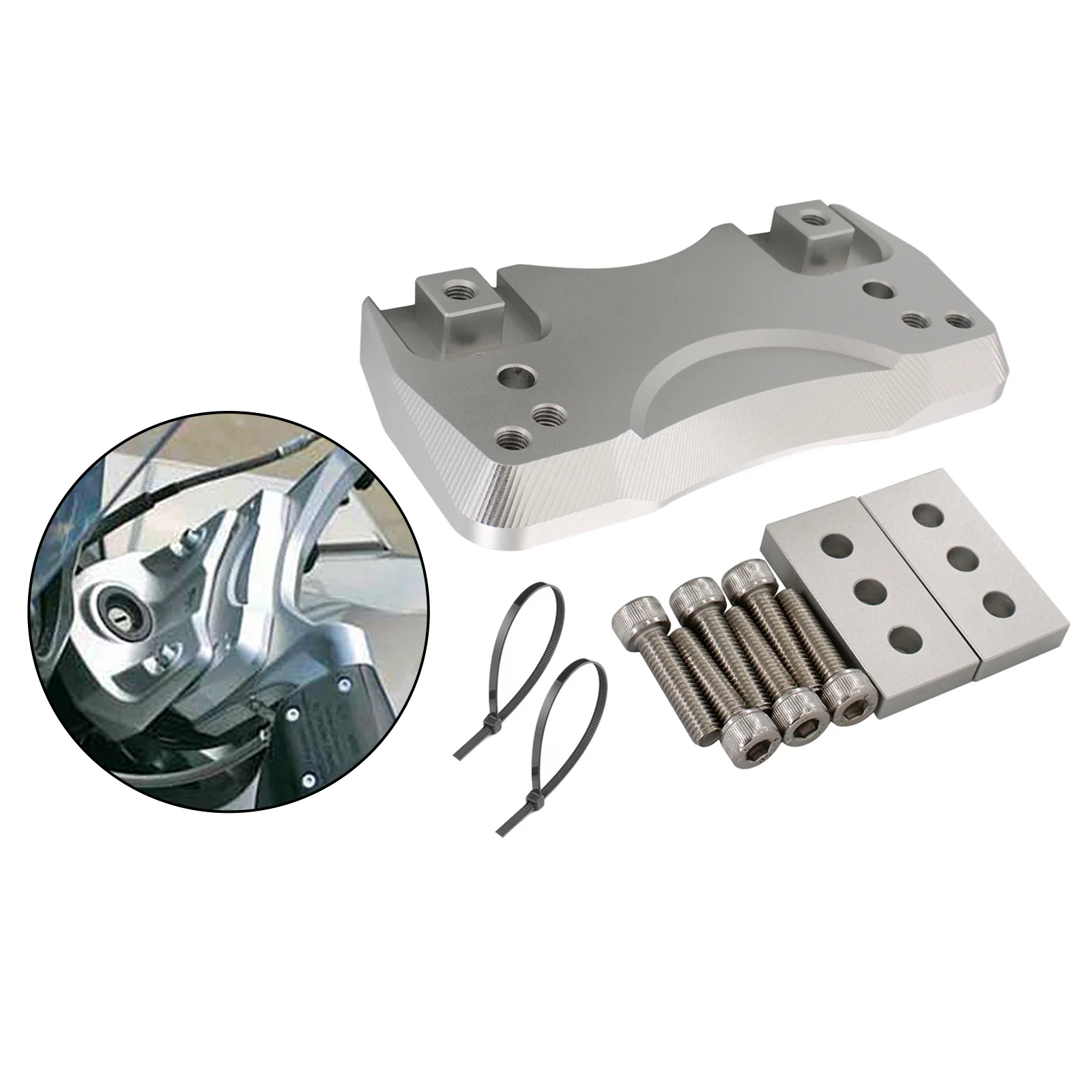 

Комплект алюминиевых переходников на руль для BMW K1200GT 2005-2008 30 мм