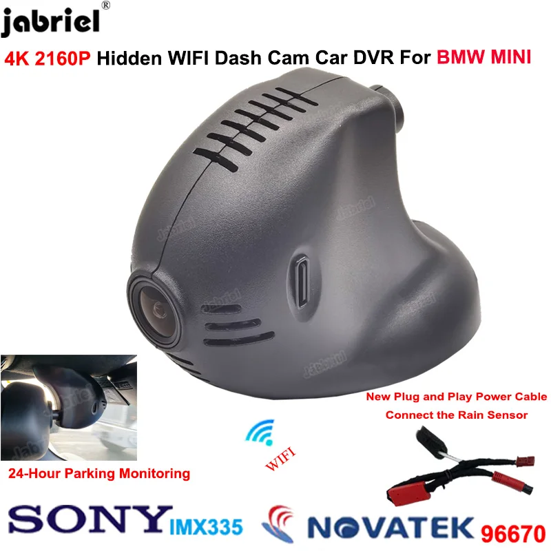 4K Dash Cam Car DVR Camera per BMW MINI COUNTRYMAN JCW Cooper CABRIO CLUBMAN PACEMAN f54 f55 f56 f57 f60 r56 r57 r58 r59 r60 r61