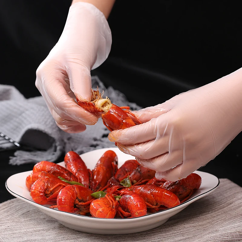 Disposable Gloves Kitchen Food-touch PVC (SGS CE) | Дом и сад