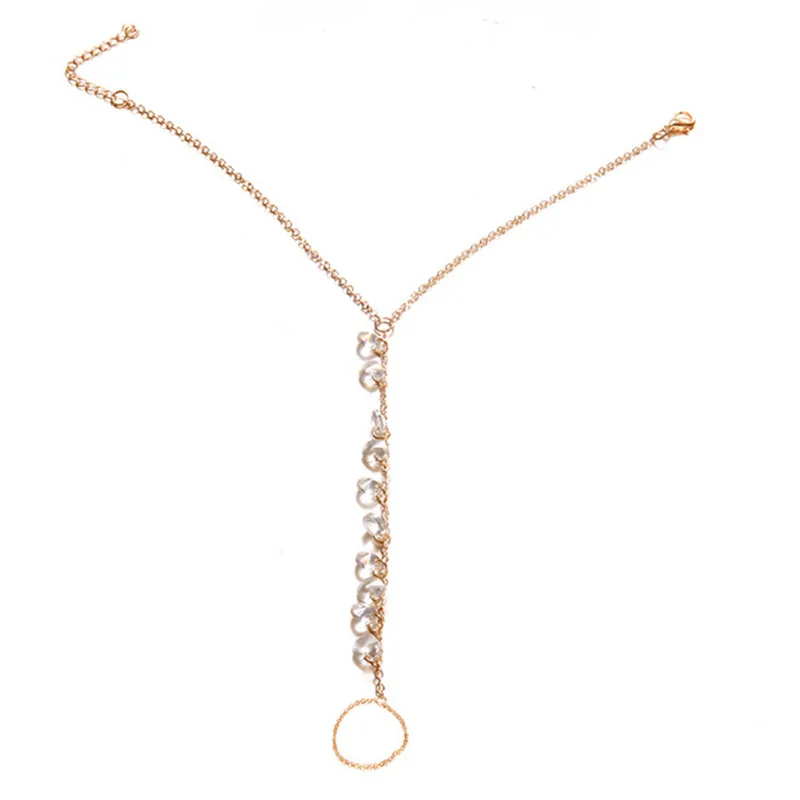 Женские сандалии-анклеты в стиле бохо модные свадебные пикантные сандалии с