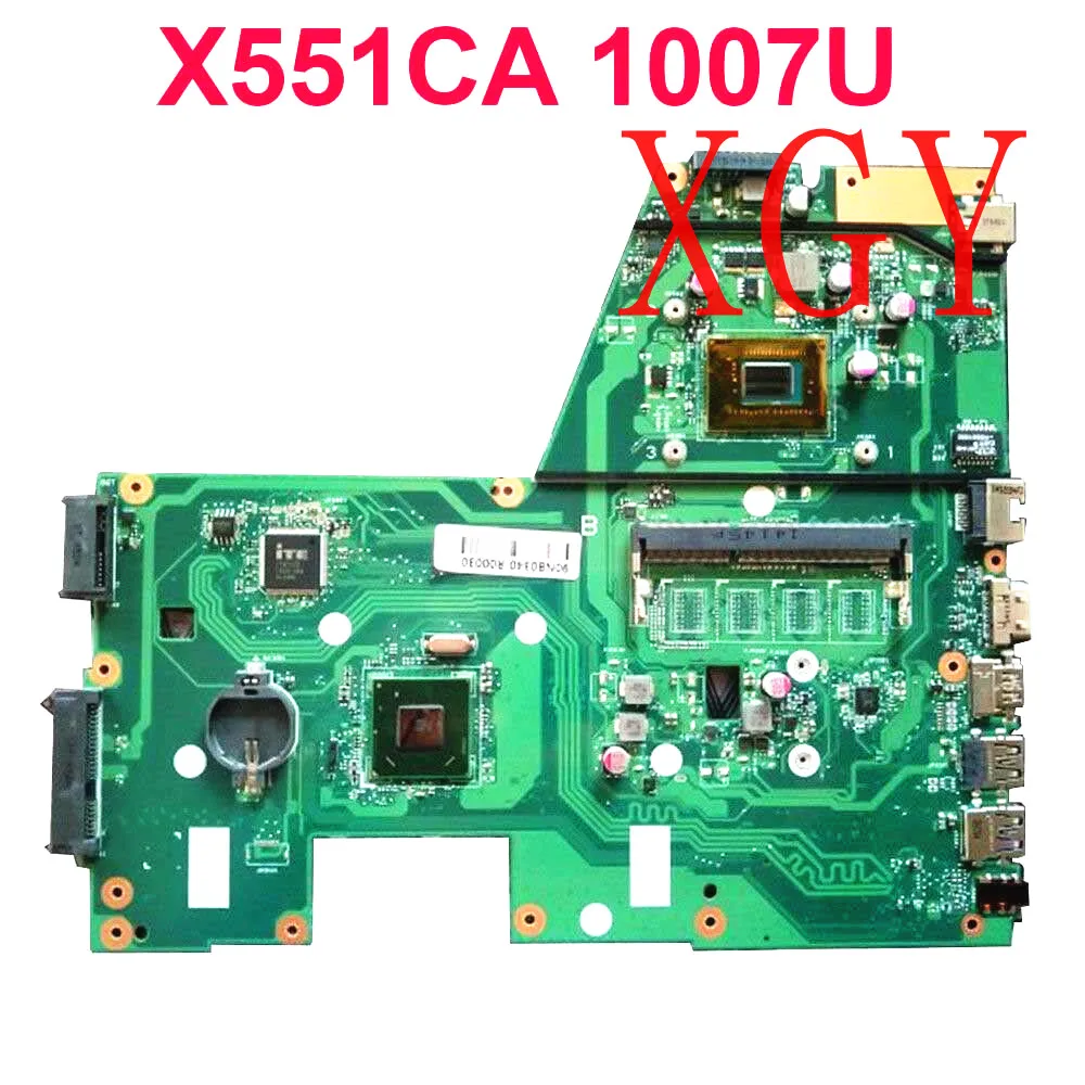 Материнская плата для ноутбука ASUS x551c d550c r512c f551c x551ca DDR3 1007u центральный процессор