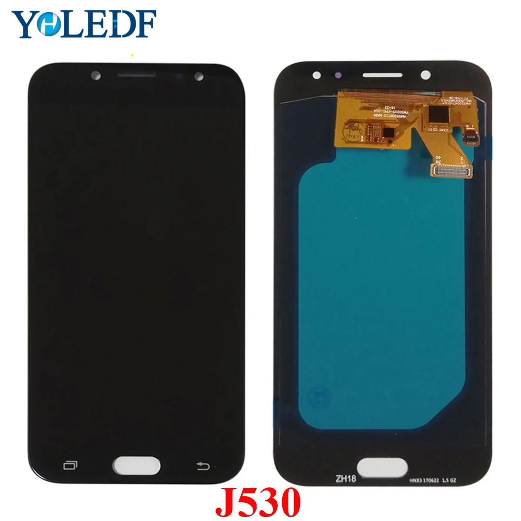 Супер AMOLED J530 ЖК для samsung J5 2017 J530F дисплей сенсорный экран дигитайзер Pro SM J530M J530G J530Y