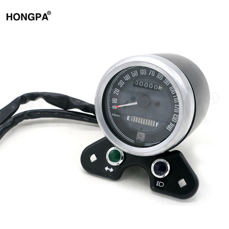 Мотоцикл одометр спидометр ЖК цифровой датчик W/Свет USB зарядное устройство