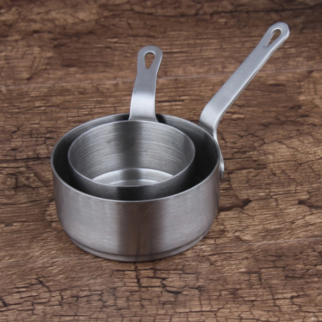2pcs Nonstick Metal Cookware Kitchen Saucepan Sauce Pan Cooking Milk Pot Kit | Дом и сад